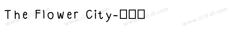 The Flower City字体转换